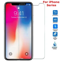 100 PCS 2.5D 0.3mm Protective Tempered Glass For iPhone X 6 7 8 Plus XS MAX XR Screen Protector Glass Film