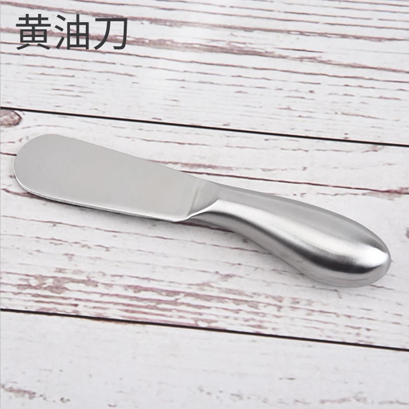 

1Pcs Cake Slicer Knife Blade Spreader Butter Cheese Slicer Knife Stainless Steel Spatula Kitchen Tool