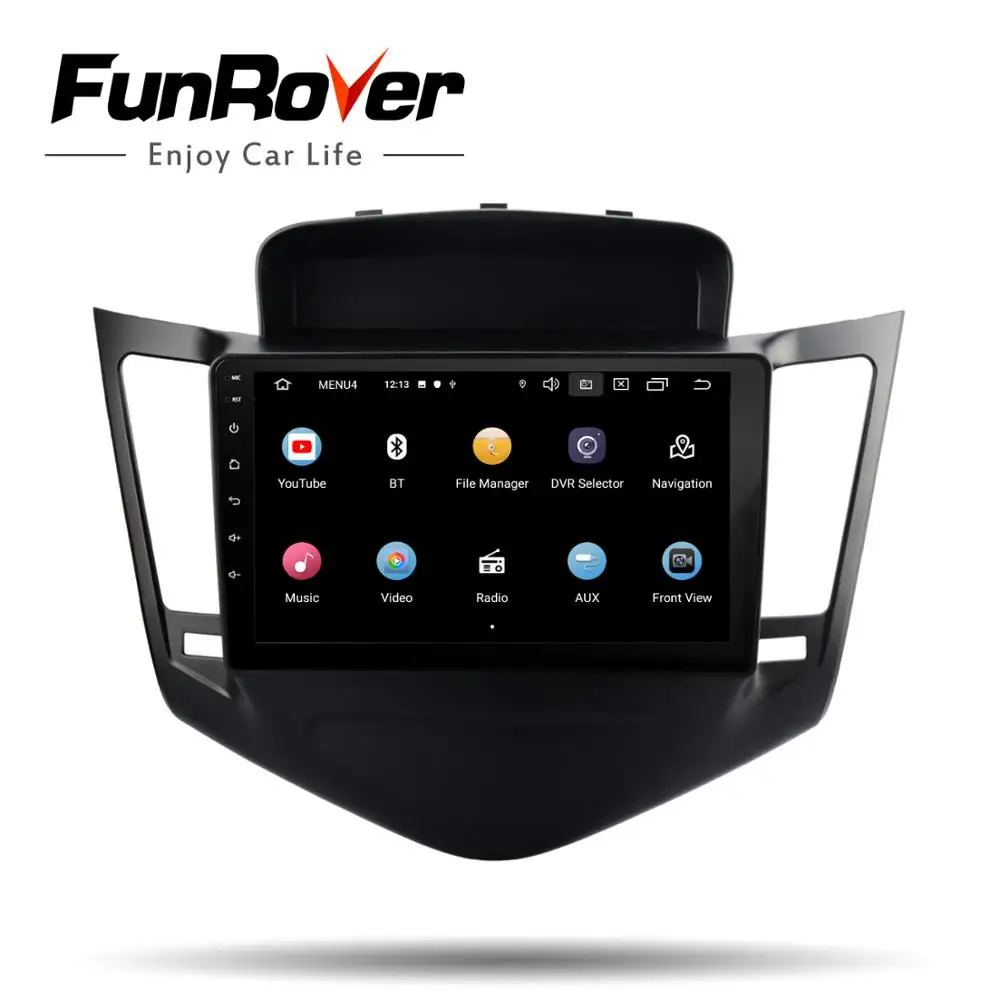 Штатная магнитола для Шевролет Круз Chevrolet Cruze J300 2009 2011 2012 2013 Android 9.0, до 4-ЯДЕР, DSP 2DIN автомагнитола 2 DIN DVD GPS мультимедиа автомобиля головное устройс тво