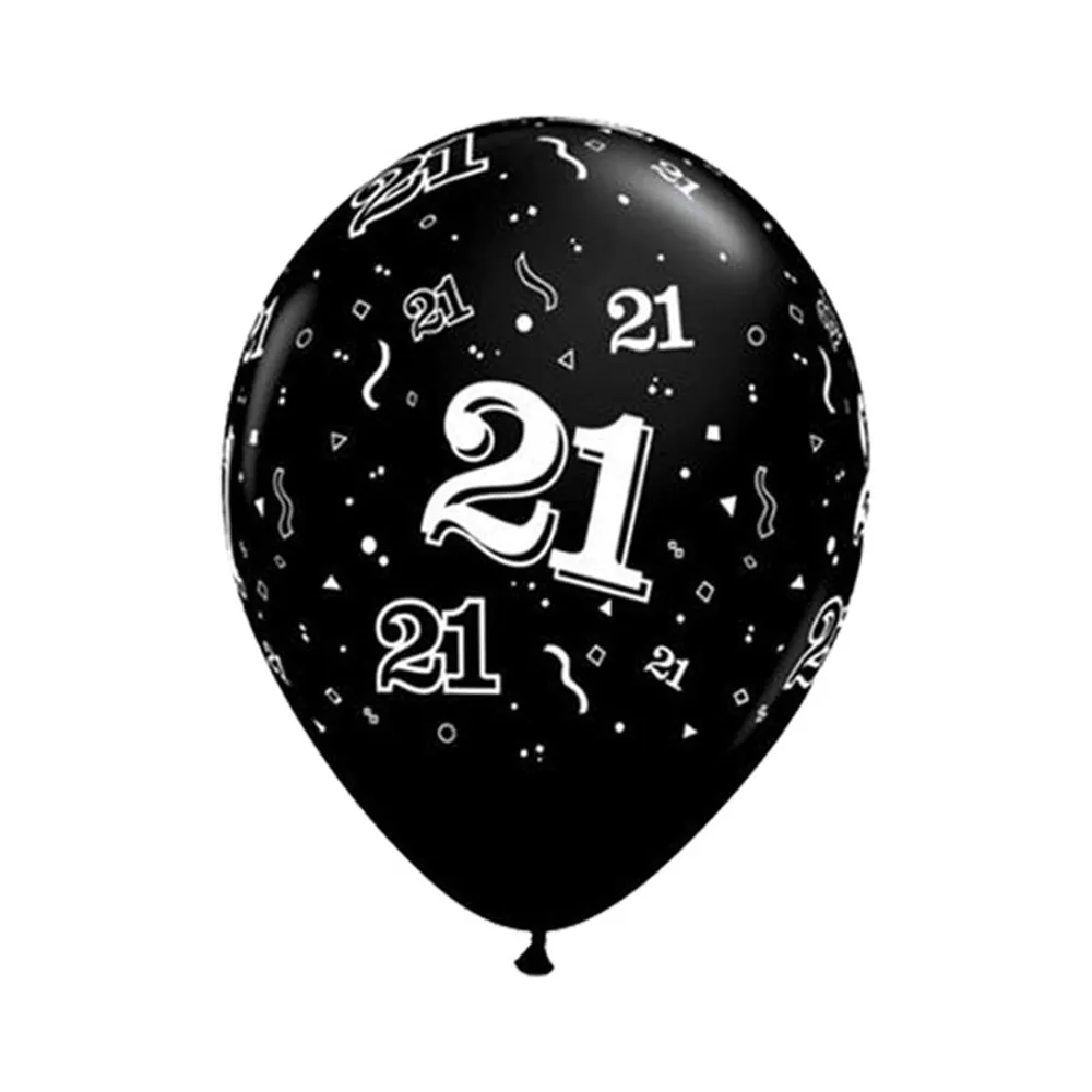 10 шт. латексные воздушные шары на возраст 21 30 40 50 лет дюймов|Воздушные и