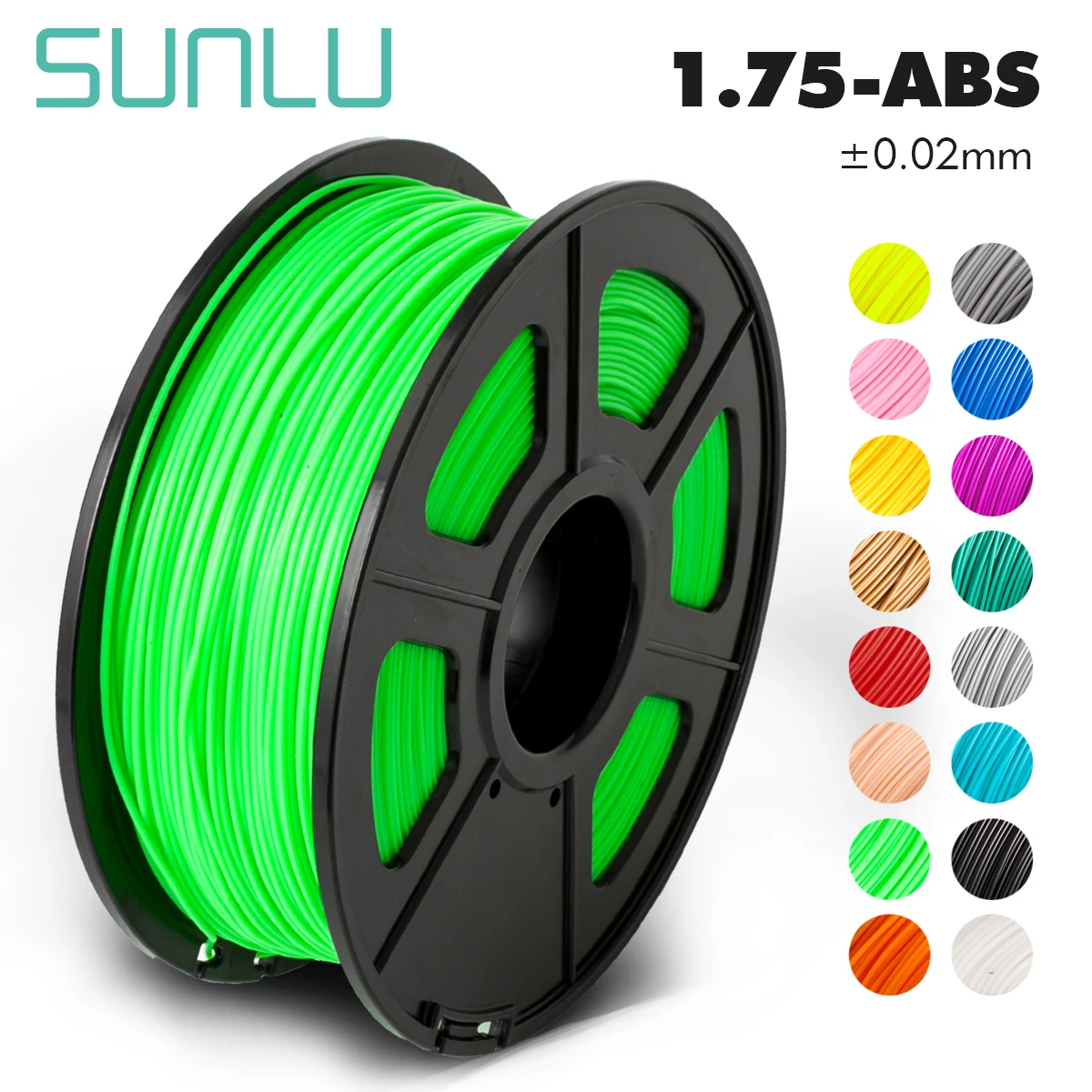SUNLU 3d Принтер Нити ABS 1 кг 2,2 фунтов 3d печать нити для 3d принтера s и 3D ручки для детей рисование подарок печать