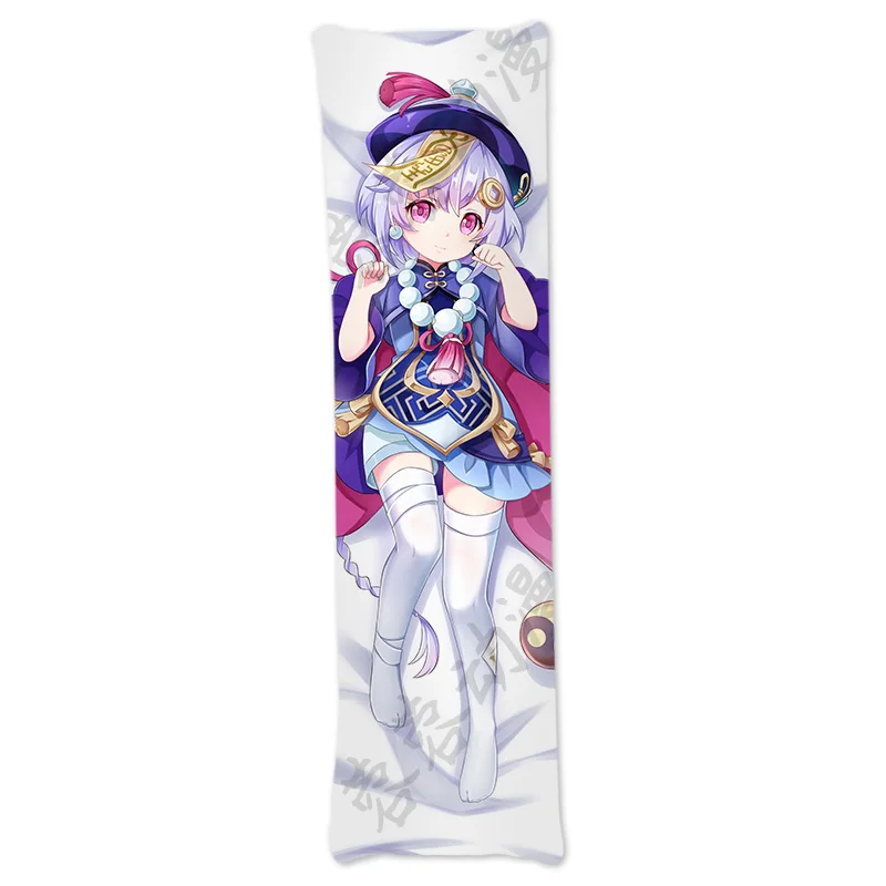 

Anime Game Genshin Impact Qiqi Cosplay Dakimakura 2WAY Hugging Body Pillow Case Japanese Otaku Pillow Cushion Cover Xmas Gifts