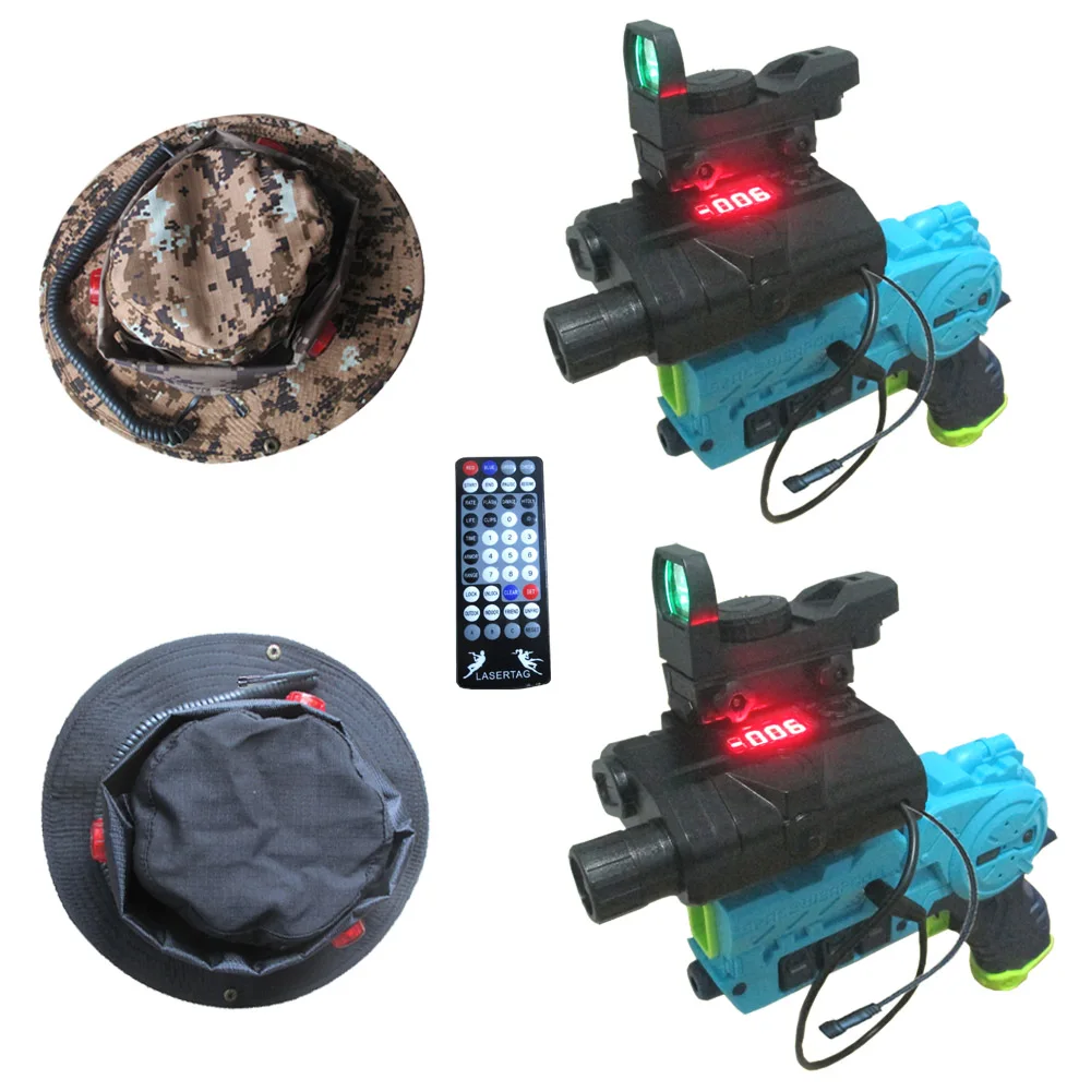 

Лазерная бирка с шапкой, 600 футов, набор из 2 игроков и 1 пульта, уличная/Внутренняя, профессиональная битва, пистолет-трансформер, полностью п...