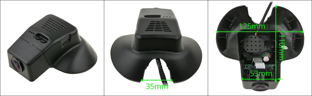 SINOSMART Novatek 96658 Wifi DVR Камера для Volvo V60 S60 S80 S80L S90 XC40 XC60 XC70 XC90 приложение Управление SONY IMX323 1080P