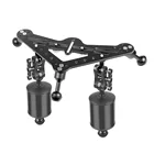 Модернизированный кронштейн для подводной вспышки Speedball Head Mount Adapter для спортивной камеры Gopro DSLR треугольное крепление Gimbal Rig