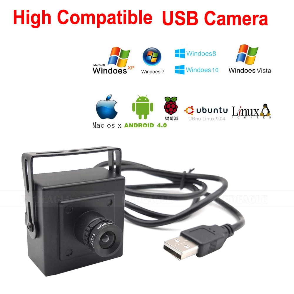 Видеокамера видеонаблюдения с датчиком 2 Мп UVC OTG USB 1080 | Безопасность и защита