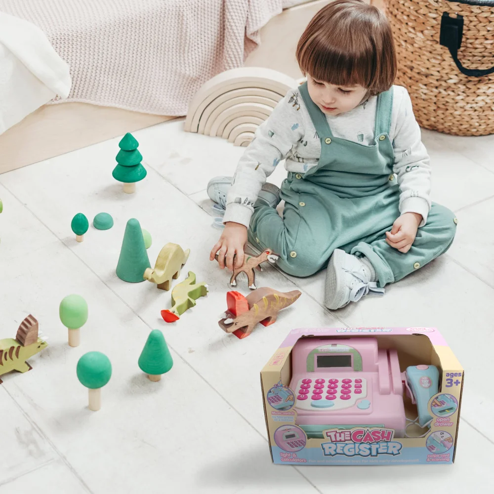 

1pc Supermarket Cash Register Kid's Multipurpose (Without Battery)