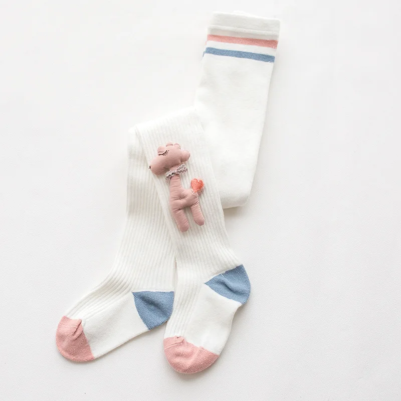 Детские колготки Зимние теплые детские Колготки с рисунком оленя аксессуары для