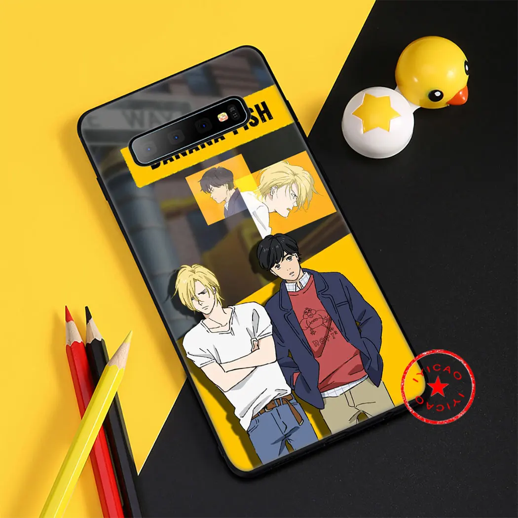 Banana Fish Silicone Soft Phone Case for Samsung Galaxy S20 S10 S9 S8 Plus Lite Ultra S6 S7 Edge S10e TPU Cover |
