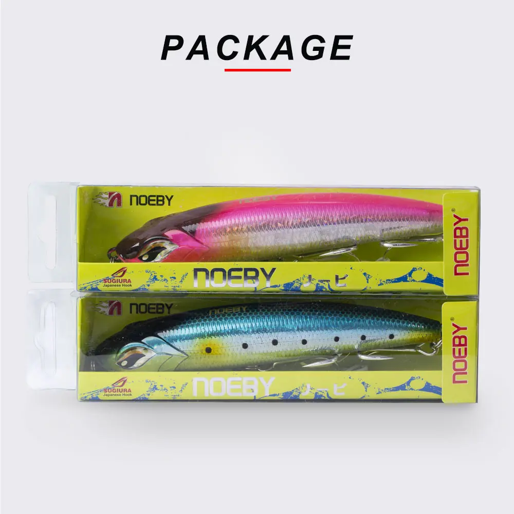 NOEBY морская рыболовная приманка stickbait NBL9493 pelagus 115 мм/150 мм/185 мм карандаш воблер бас
