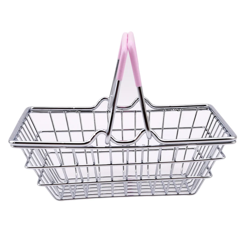 Детская мини Тележка для покупок игрушки супермаркета складная тележка ручная