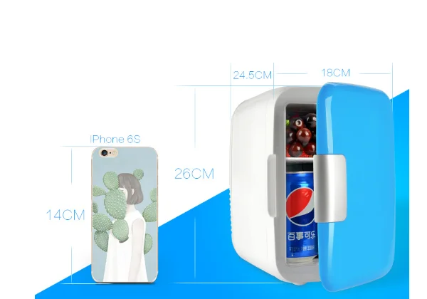 4L холодильник нагревательная коробка автомобильный домашний переносной мини