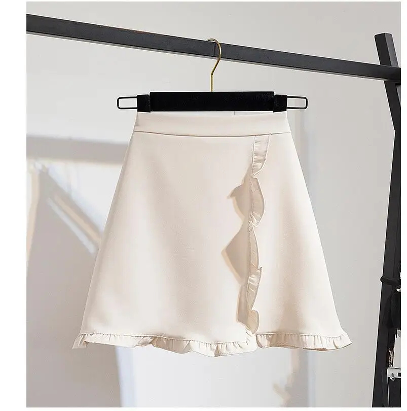 

ICHOIX cute girl two piece skirt set Korean style 2 piece summer outfits ruffles elegant women 2 piece set clothes casual suit