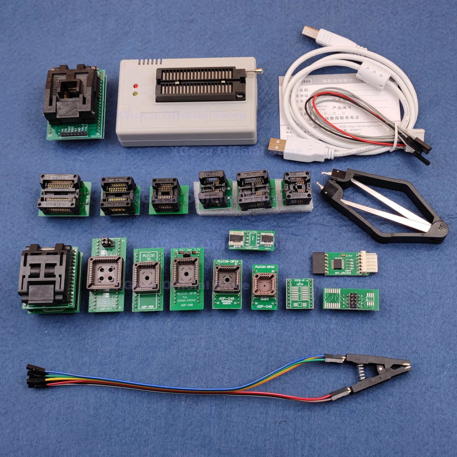 

Черная розетка V11.90 XGecu TL866II Plus, USB-программатор с поддержкой 17386 + IC SPI Flash NAND EEPROM MCU, замена TL866A TL866CS + 19 частей