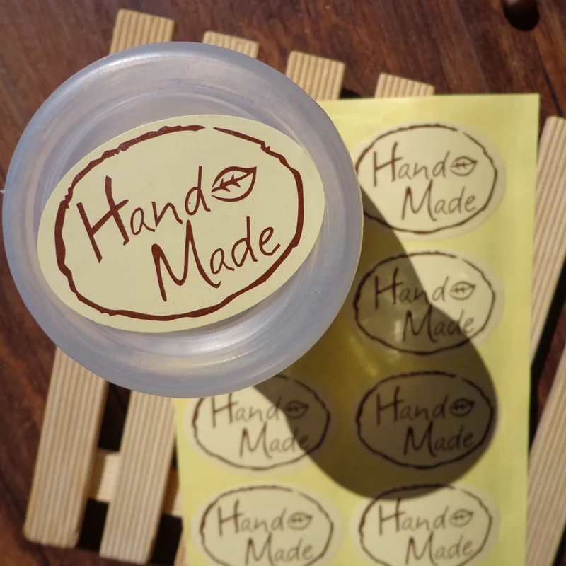 100 шт. бумажные стикеры сделай сам многофункциональные овальные Стикеры для