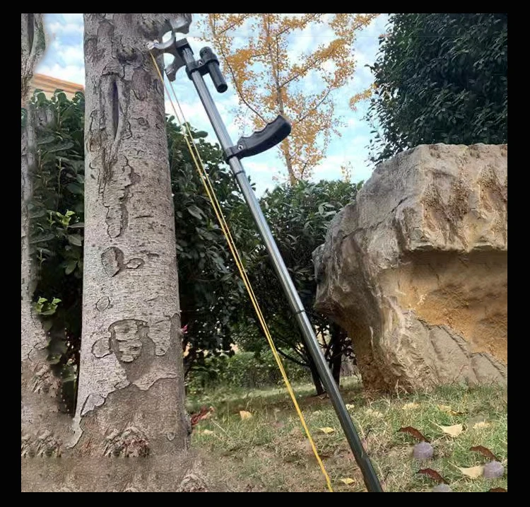 High Precision Telescopic Red Laser Slingshot with Straight Rod and High Power 
Rubber Band - Stainless Steel Outdoor Hunting Catapult image 5