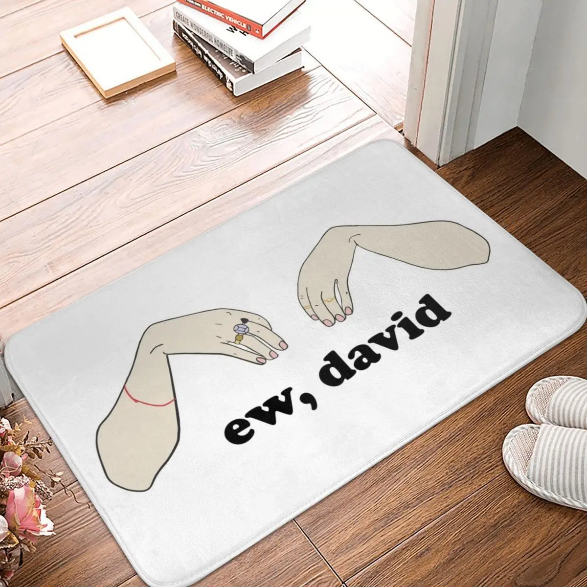 

Ew David Schitt's Creek Doormat Carpet Mat Rug Polyester Non-Slip Floor Decor Bath Bathroom Kitchen Balcony 40*60