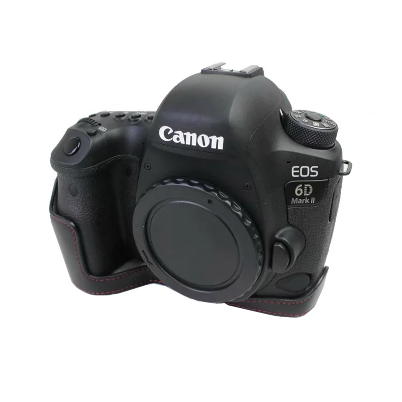 Pu кожаный чехол сумка для Canon EOS 6D II 6D2 6DII Mark камера половина крышка Корпус нижняя |