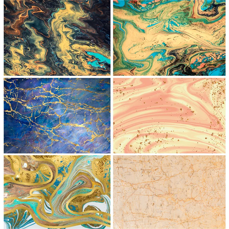 

Marble Texture Backdrop Pattern Abstract Gradient Baby Portrait Photography Background For Photo Studio Props 201123DAS-02