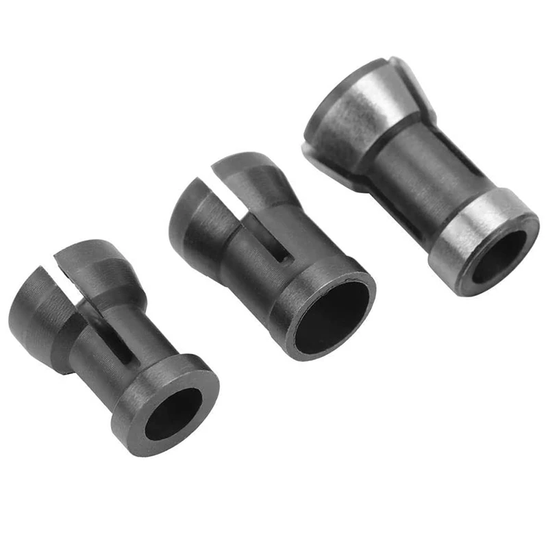 

6Pcs 6/6.35/8mm Alloy Collet Chuck Adapter Engraving Trimming Machine Electric Router for Bakelite Milling Machine Parts