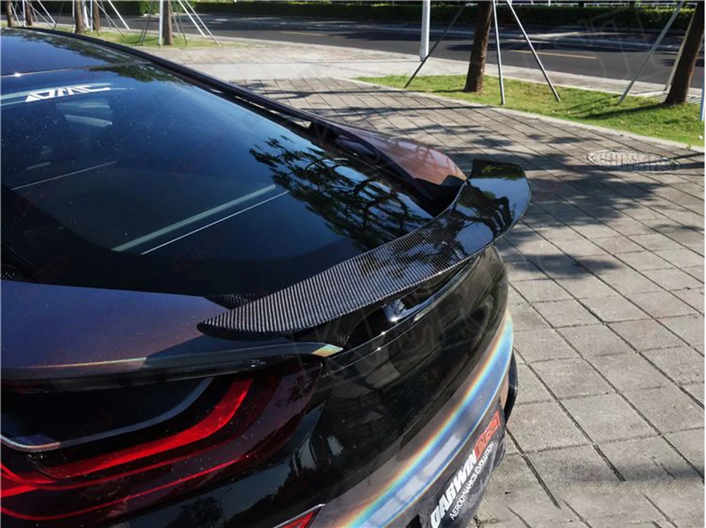 Задний диффузор из углеродного волокна задний спойлер для BMW I8 2014 2020|Обвесы| |