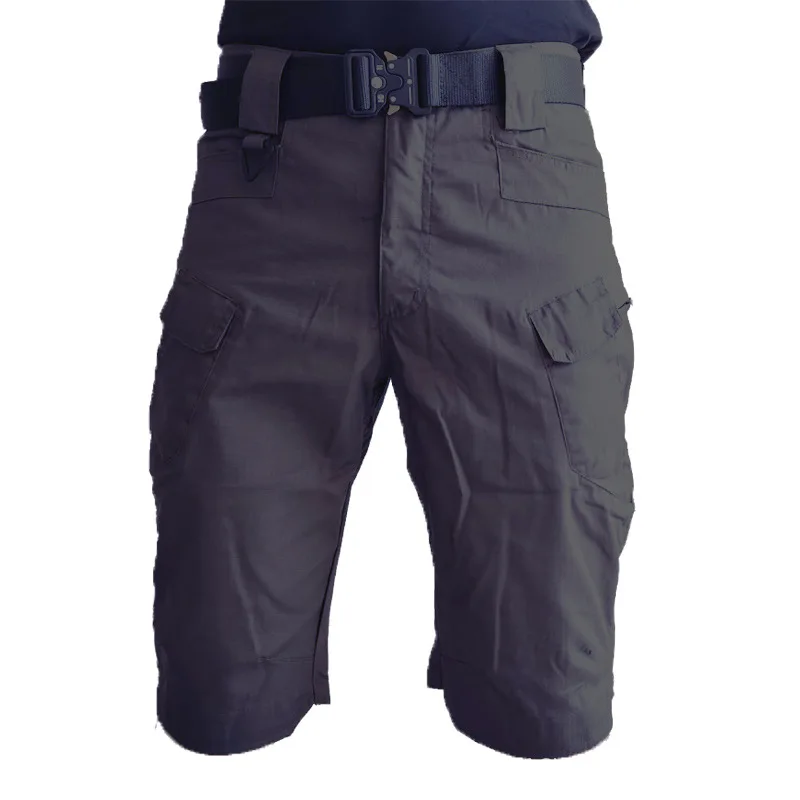 

HikingandCamping Men Tactical Shorts, Archon plaid waterproof camouflage overalls, summer shorts and training uniforms