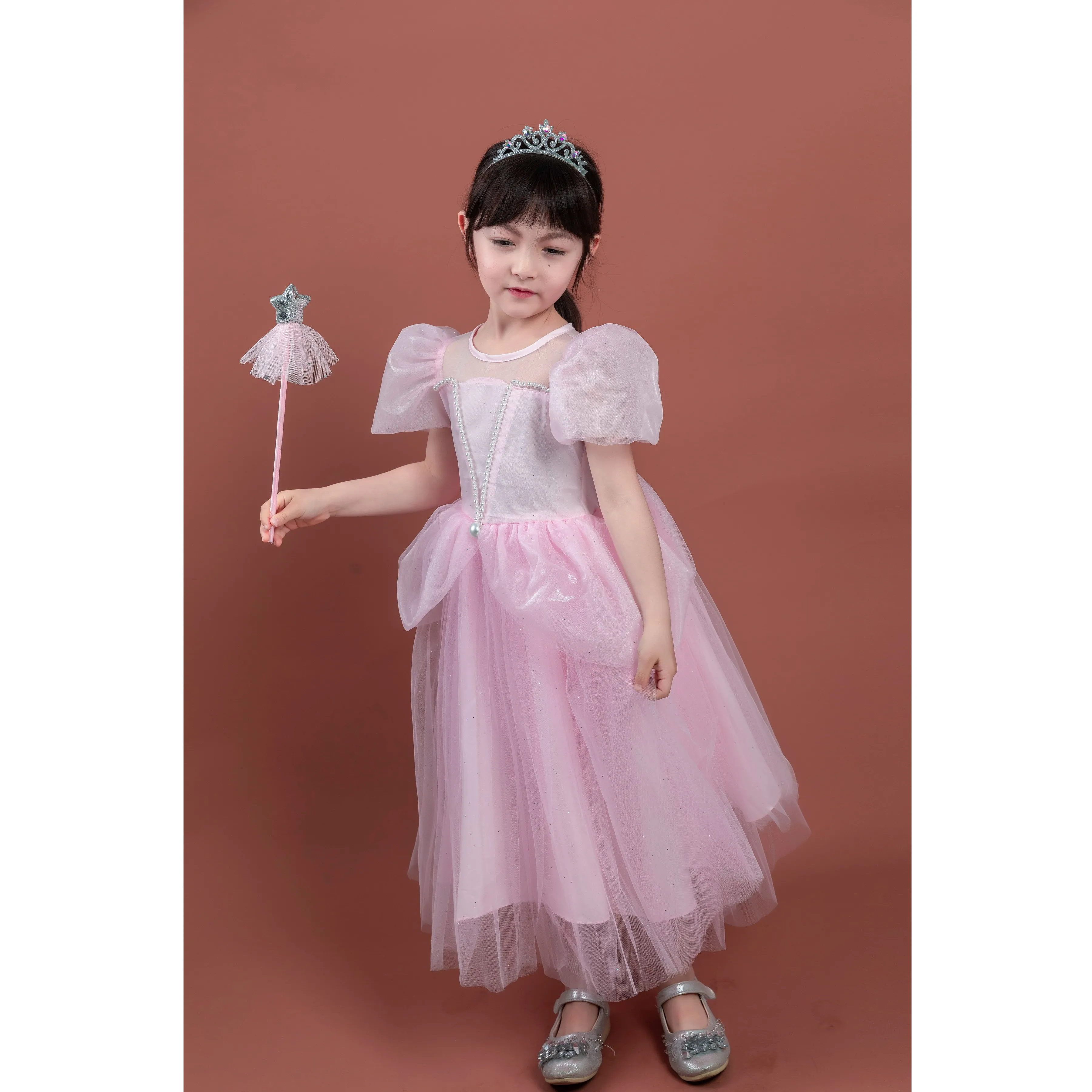 

Party Dress Costume Pink Fairy Princess