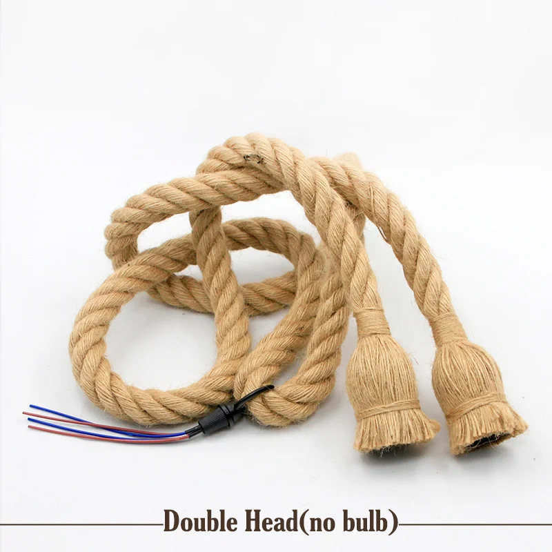 Подвесные светильники YNL из пеньковой веревки 5 м / 4 м / 3 м / 2 м / 1 м