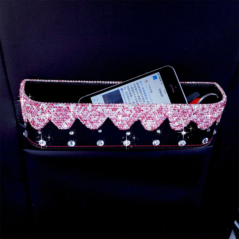 Аксессуары для стайлинга салона автомобиля красивый кожаный Органайзер с