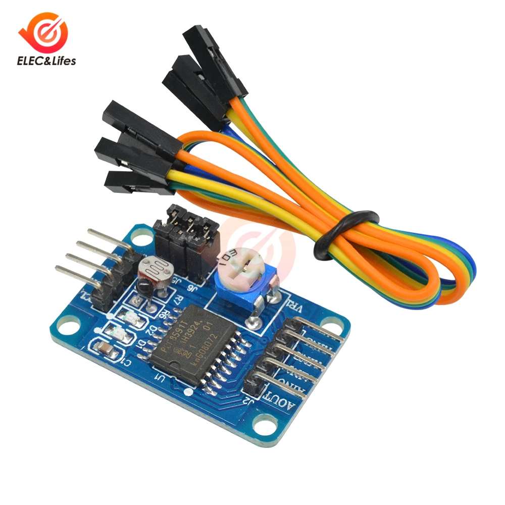 PCF8591T PCF8591 I2C AD/DA модуль преобразователя с кабелем DuPont цифровой преобразования