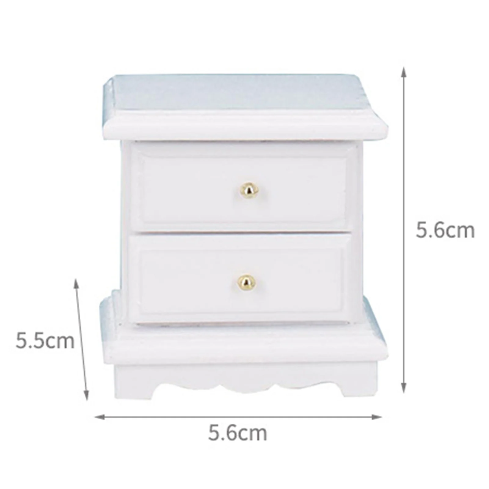 

1/12 Dollhouse Furniture Model Decoration Bedside Table Handmade Craft Toy Gift Kids Educational Toys for Children Gifts