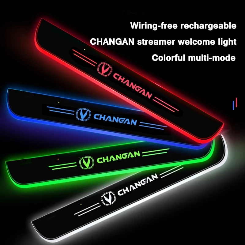 

Car Door Atmosphere Light Laser Lamp For Changan CS95 CS85 CS75 CS55 CS35 Accessories LED Welcome Pedal Scuff Plate Pedal Sill