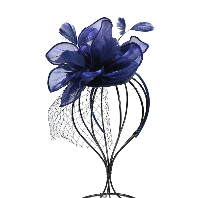 Женская Вуалетка головной убор с зажимом для волос Свадебная повязка на голову