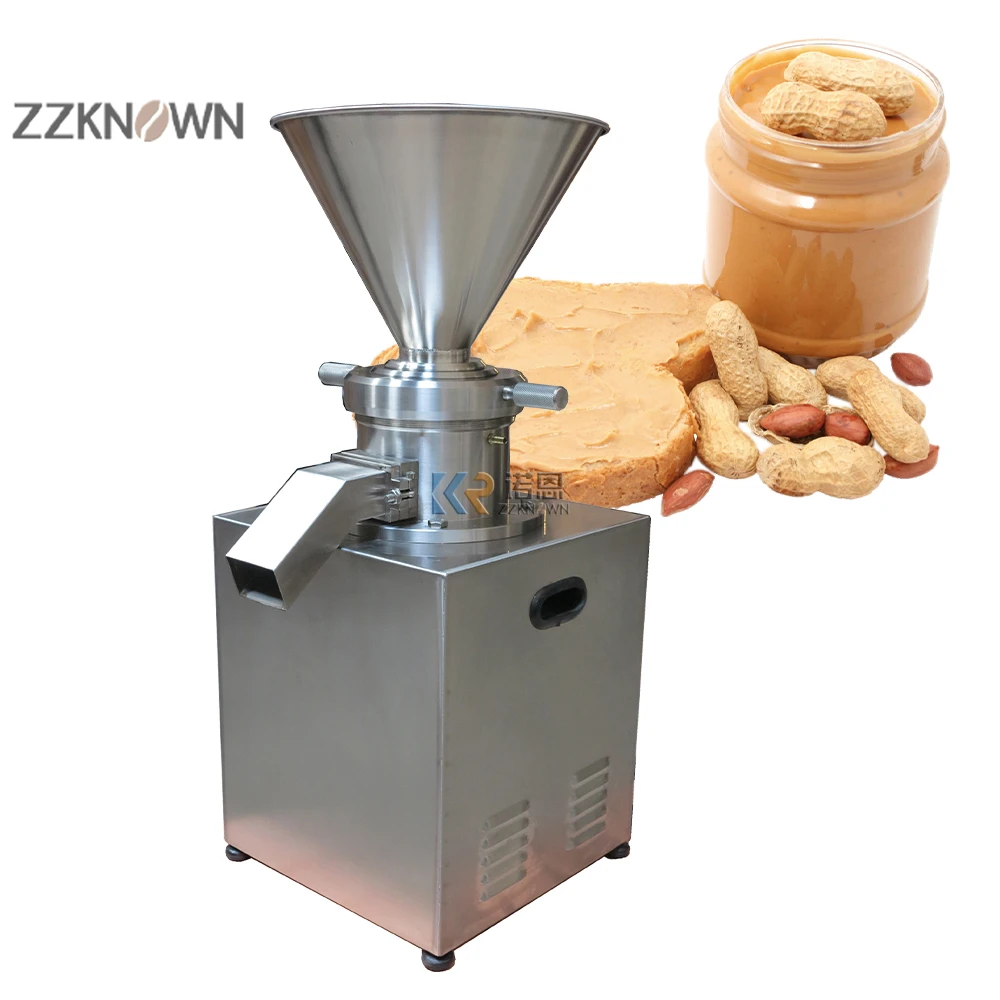 

220V Commercial Tahini Sesame Peanut Butter Colloid Mill Chocolate Beans Jam Paste Tomato Sauce Grinding Making Machine JMC80