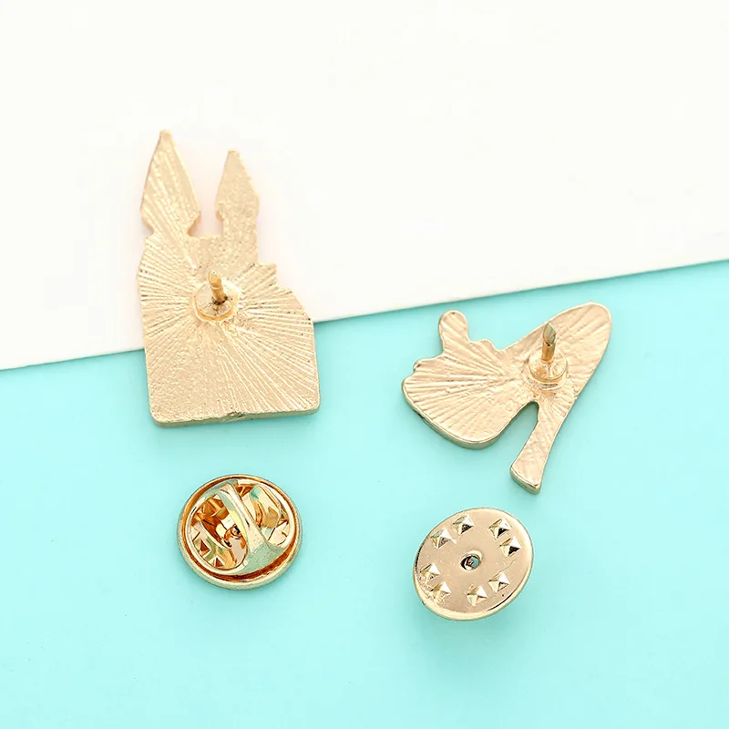 брошь значки женская одежда для женщин Эмалированный набор сказка Золушка синее