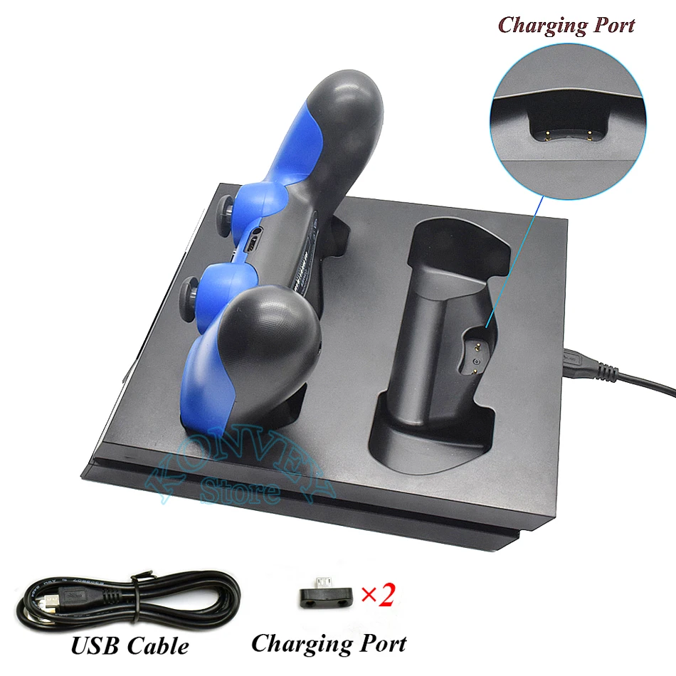 2020 PS4 Pro тонкий контроллер PS 4 аксессуары геймпад зарядное устройство Подставка