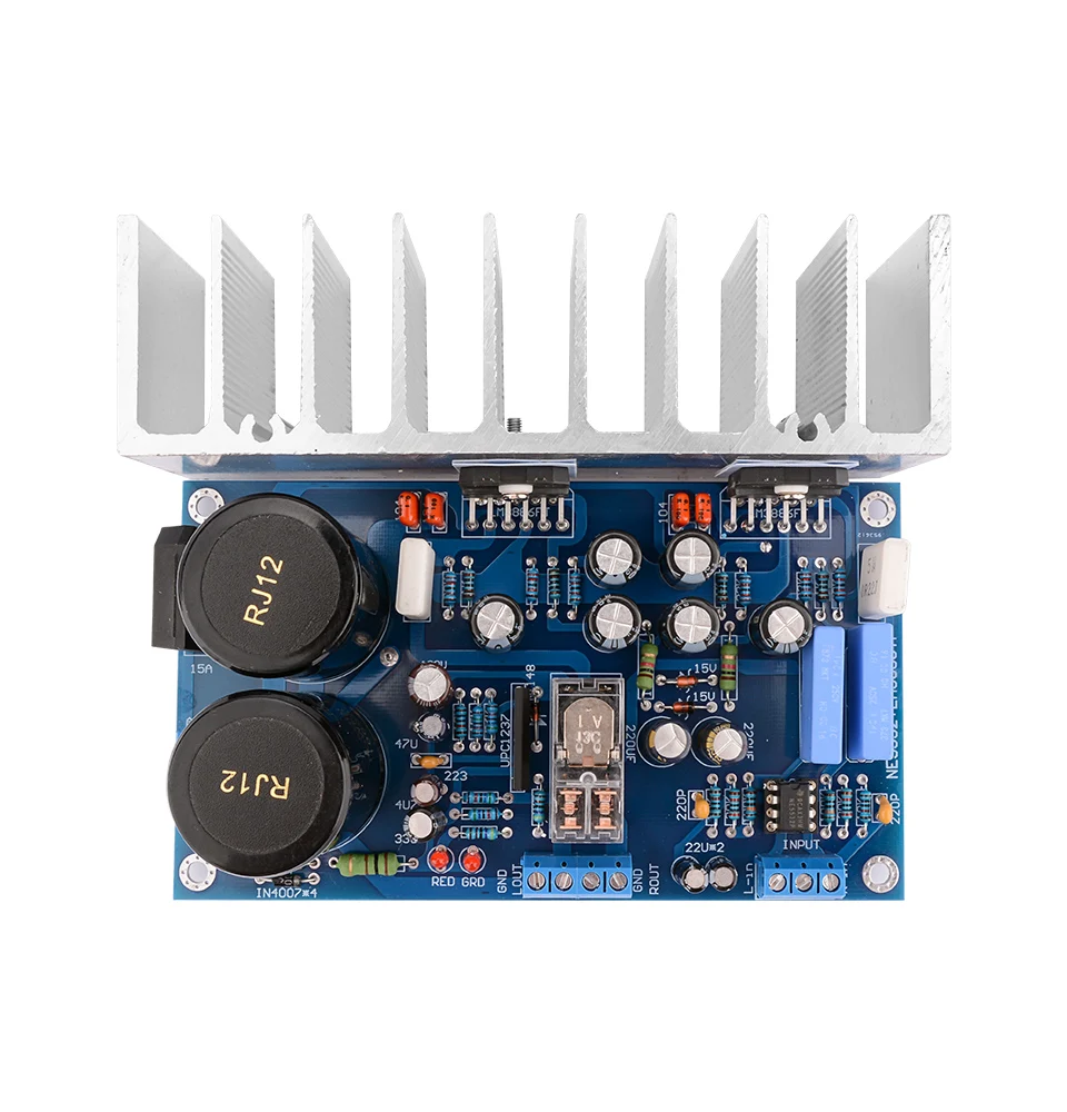 AIYIMA LM3886TF усилитель мощности аудио Плата 68 Вт+ 68 Вт Op-amp NE5532 стерео усилитель звука UPC1237 защита динамика домашний кинотеатр