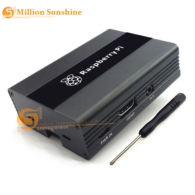 Raspberry Pi алюминиевая оболочка 3 металлическая защитная коробка для pi 3B/3B