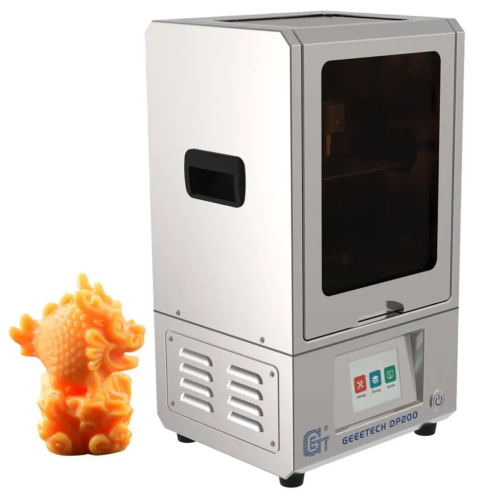 Geeetech DP200 405NM DLP УФ полимерный ЖК светильник 3D принтер 115*65*150 мм объем сборки с