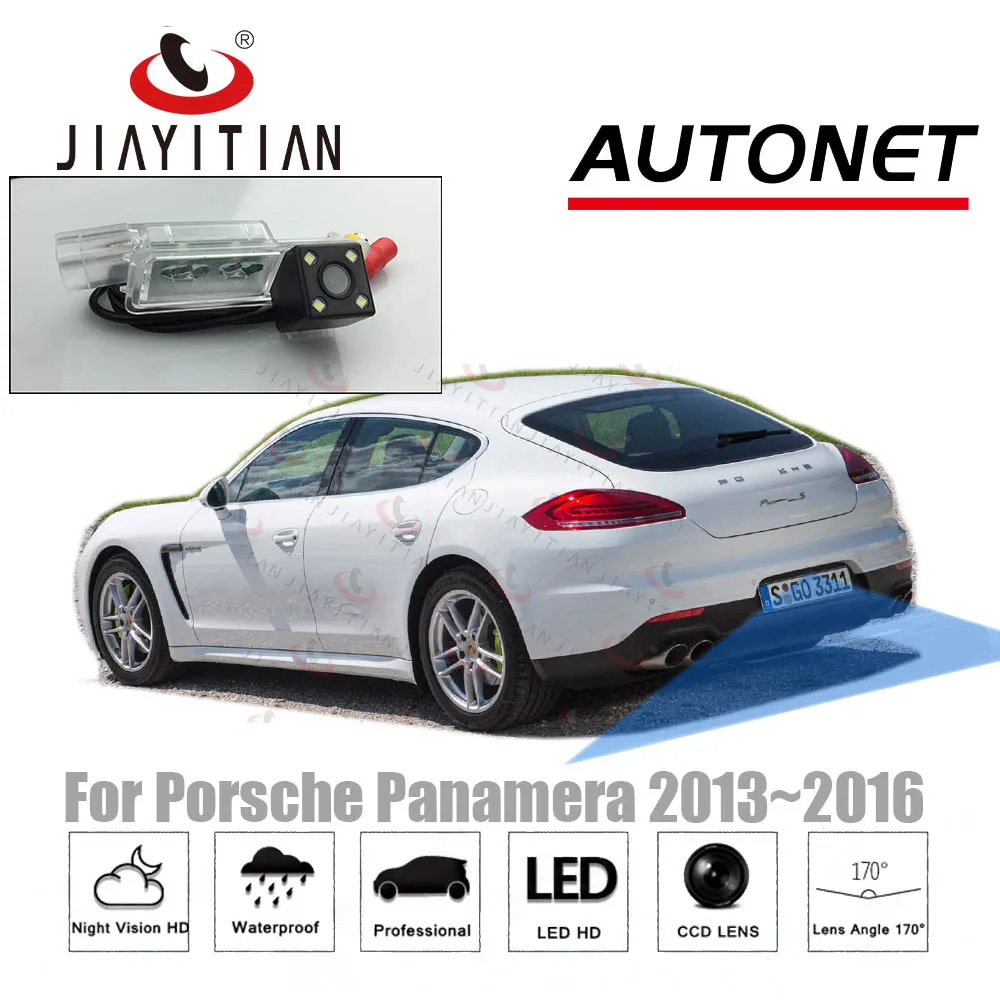 JiaYiTian Автомобильная камера заднего вида для Porsche Panamera 2013 2014 2015 2016 CCD резервная