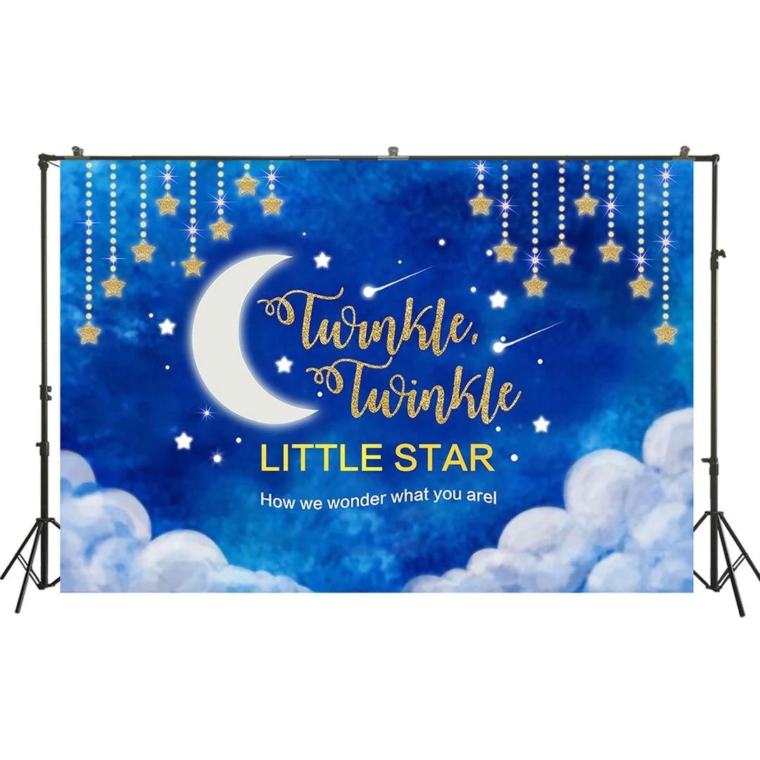 HUAYI фон для фотографий день рождения фото Twinkle Twinke маленькая звезда ребенок душ