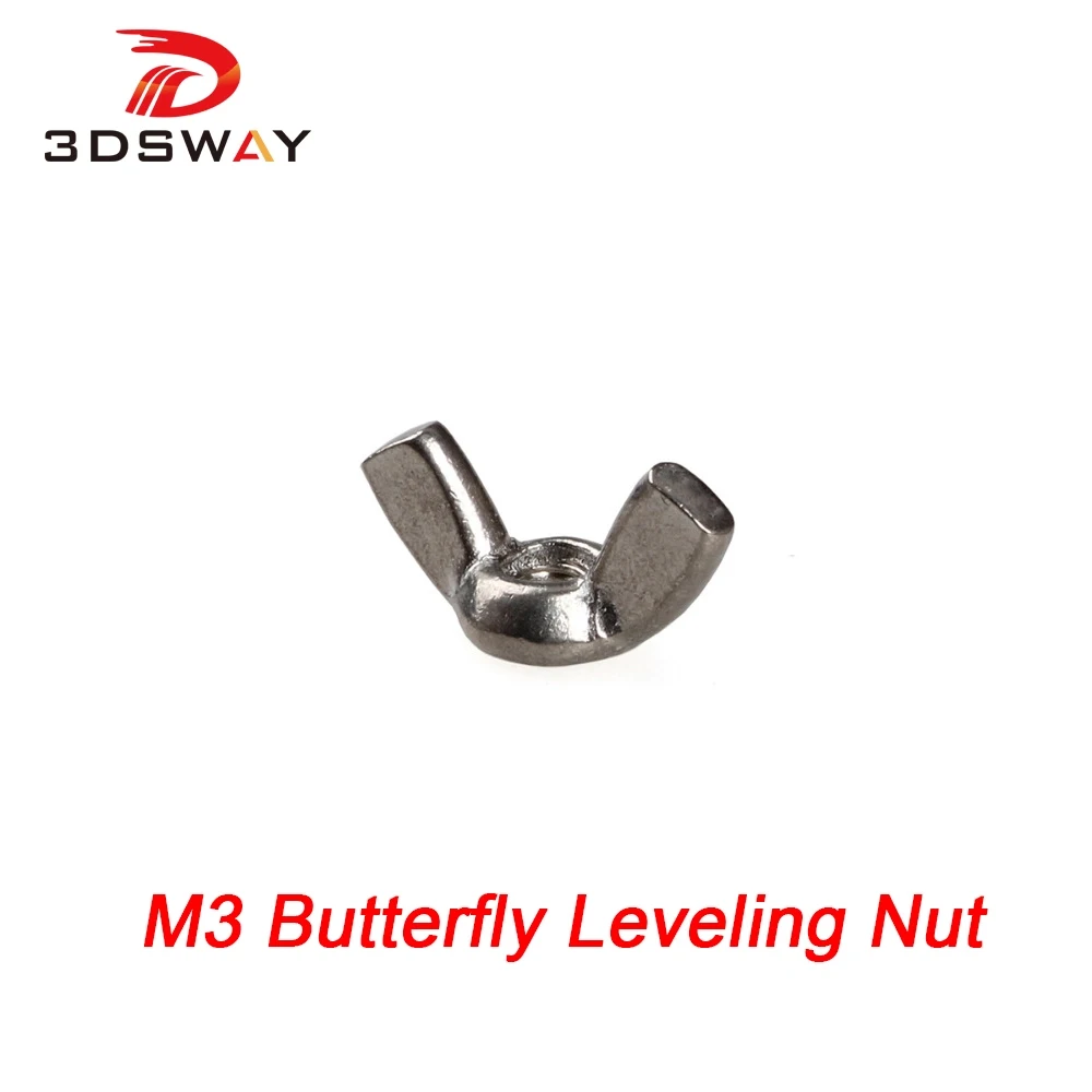3DSWAY 3D принтер запчасти 10 шт./лот с подогревом выравнивания гайка M3 крыльчатые