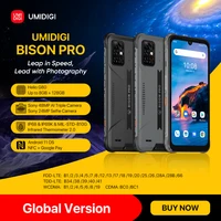 in stock umidigi bison pro global version smartphone nfc 128gb ip68ip69k helio g80 48mp camera 6 3fhd screen 5000mah cellphone