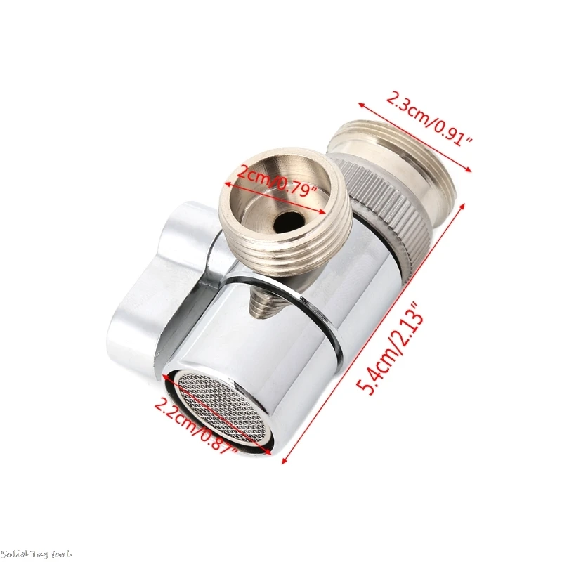 

Bathroom Kitchen Brass Sink Valve Diverter Faucet Splitter to Hose Adapter M22 X M24 LS'D Tool