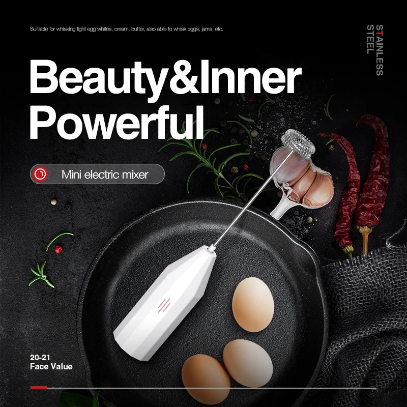 Мини-ручка электрическая мешалка практичный фотоблендер Электрический блендер