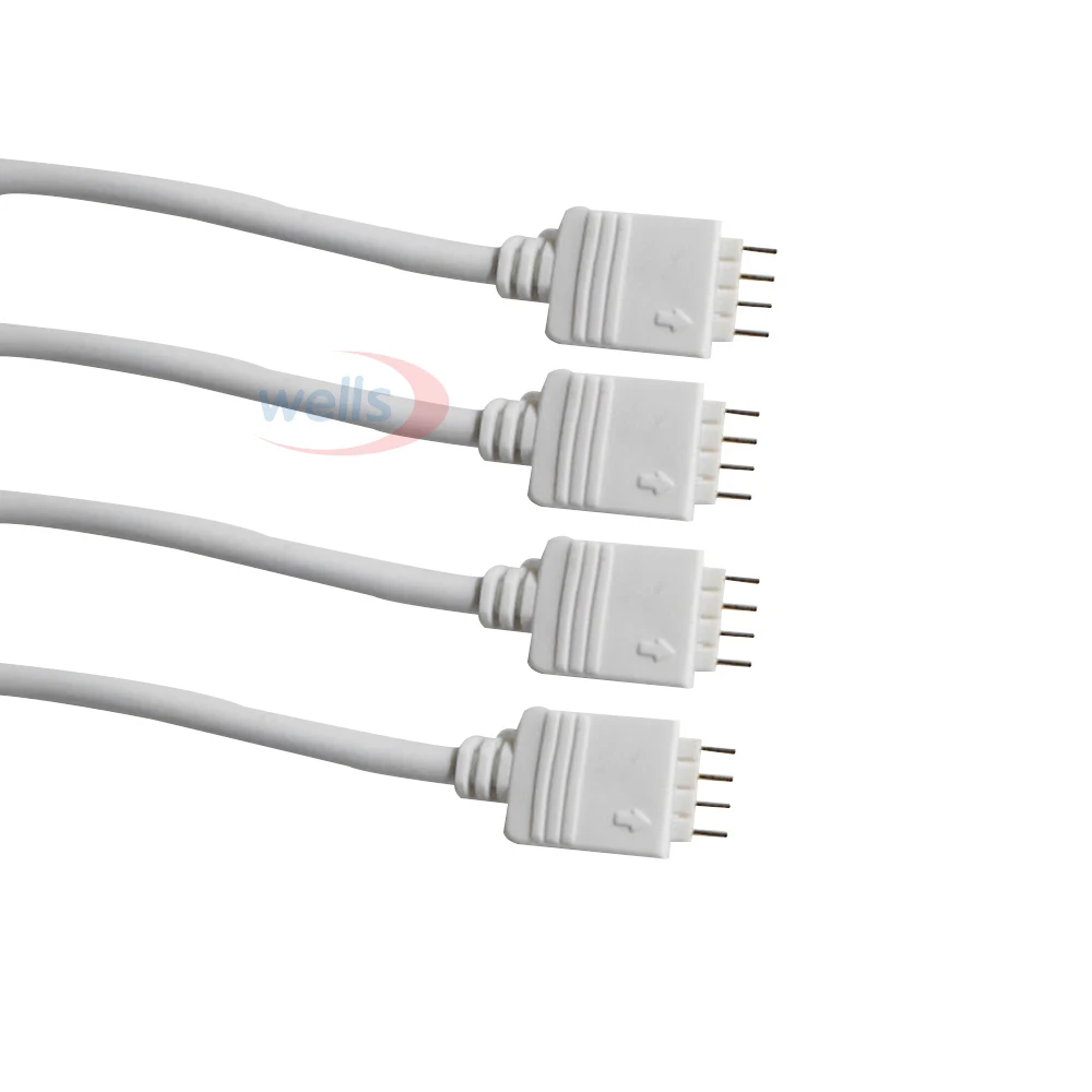 10 шт./лот штекерный соединительный кабель 4-контактный провод для RGB 5050 3528