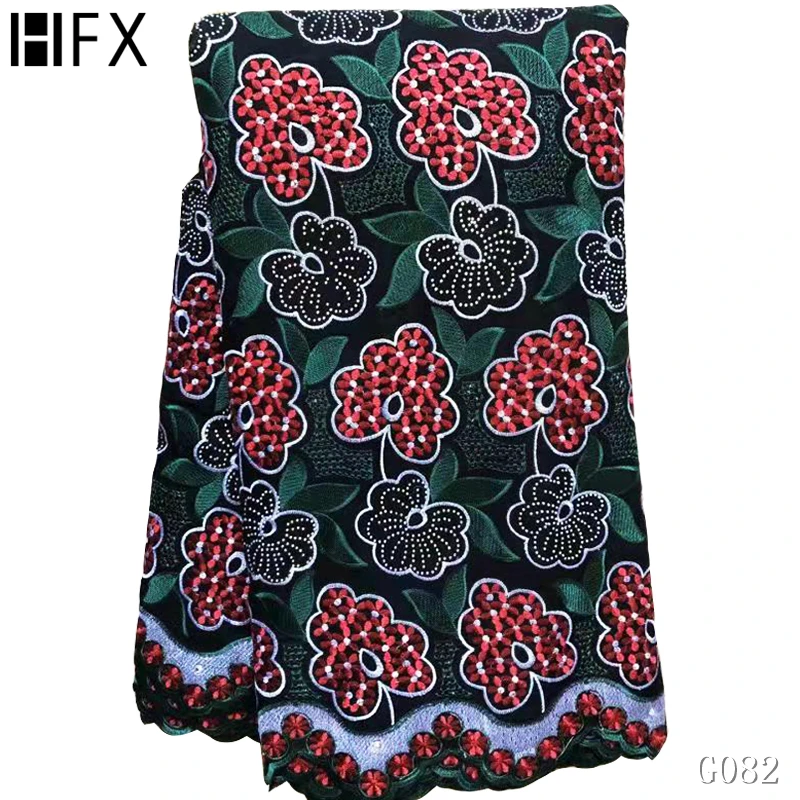 HFX швейцарская вуаль кружева в швейцарской сухой кружевной ткани высокого