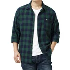 Мужская одежда больших размеров 5XL 6XL 7XL King, Мужская классическая рубашка в клетку, Повседневная рубашка большого размера, мужская рубашка с длинным рукавом размера плюс, размер 2021