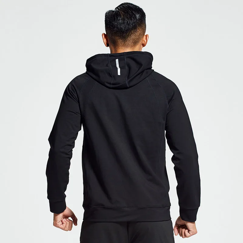 Спортивное пальто для мужчин бега весна осень зима новинка куртка с длинным