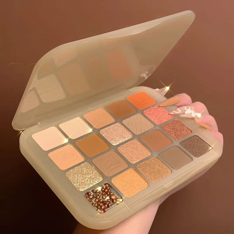 

XIYUAN Chestnut Twenty-Color Eyeshadow Palette Matte Pearlescent Earth Color Multicolor Joint Eyeshadow Palette Female